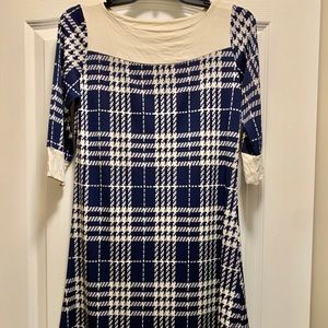 Gilli ModCloth Houndstooth Work Dress